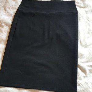 Lularoe Cassie skirt, solid black
